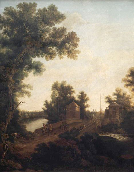 The Stone Bridge in Gatchina near Constable Square